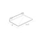 Azar Displays 13.5"W x 8"D Clear Acrylic Shelf for Pegboard or Slatwall, PK4 556018 - alternate 2